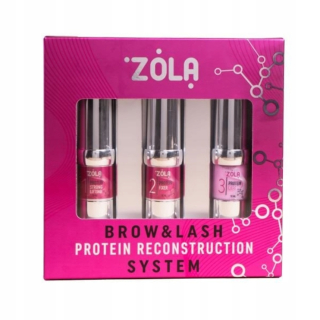 Sada ZOLA na laminovanie obočia a mihalníc systémom Zola Protein Reconstruction System